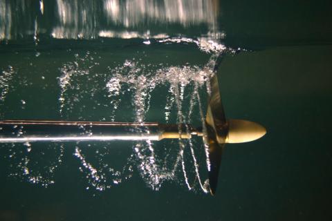 Essais de ventilation dans le canal de circulation